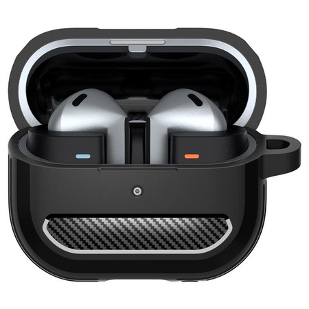Spigen Rugged Armor - Etui pour Samsung Galaxy Buds 3 / 3 Pro (Noir mat)