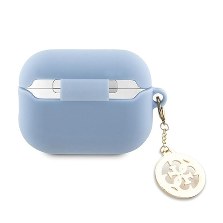 Guess 3D Rubber 4G Diamond Charm - Etui AirPods Pro 2 (Niebieski)