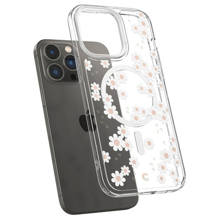 Spigen Cyrill Cecile MagSafe - Etui do iPhone 14 Pro (White Daisy)