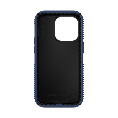 Speck Presidio2 Grip - Anti-slip case for iPhone 14 Pro (Coastal Blue / Black / White)