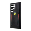 Ferrari Carbon Contrast Edges - Samsung Galaxy S23 Ultra Gehäuse (schwarz)