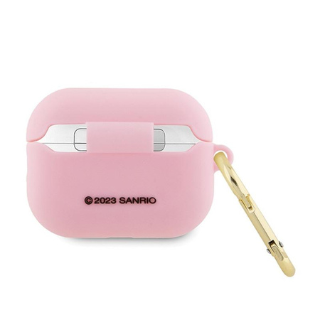 Hello Kitty szilikon 3D Kitty Head - AirPods Pro 2 tok (rózsaszín)