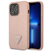 Guess Saffiano Triangle Logo Case - iPhone 13 Pro Max Case (pink)