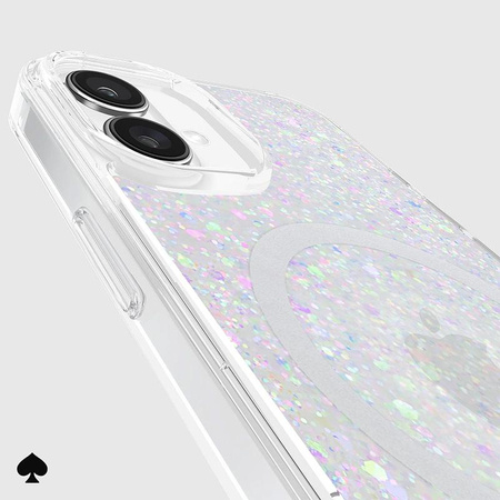 Kate Spade New York Protective MagSafe - Case for iPhone 16 Plus (Chunky Glitter)