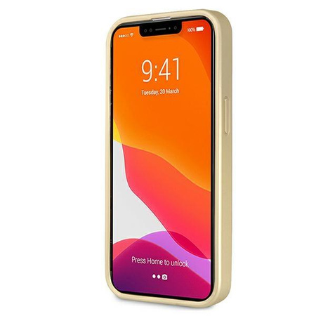 Pouzdro Guess 4G Collection MagSafe - iPhone 13 Pro (hnědé)