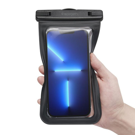 Spigen A601 Universal Waterproof Case - Tasche für Smartphones bis zu 6,9" (Schwarz)