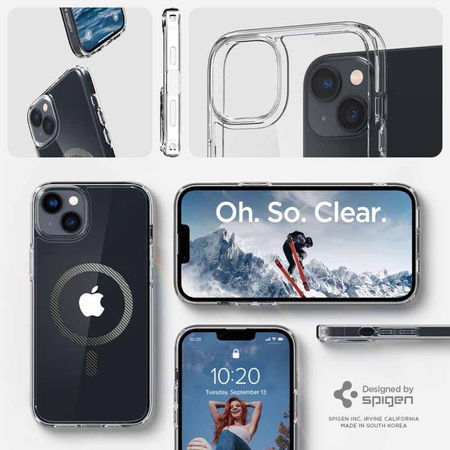 Spigen Ultra Hybrid Mag MagSafe – Etui do iPhone 14 (Carbon Fiber)