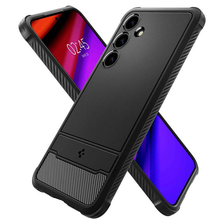 Spigen Rugged Armor - Schutzhülle für Samsung Galaxy S24+ (Mattschwarz)