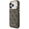 ETUI DO IPHONE 17 PRO do MAGSAFE GUESS + PORTFEL MAGNETYCZNY ZESTAW BRĄZOWY