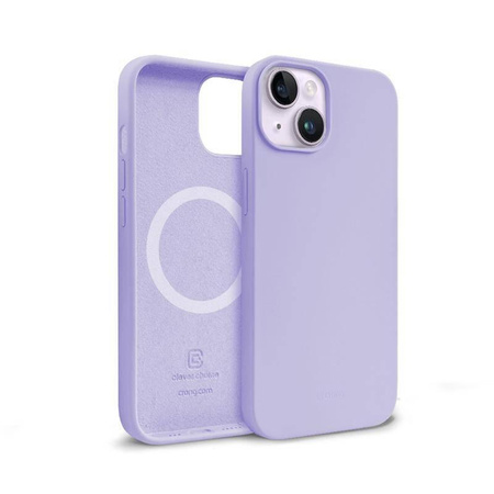 Crong Color Cover Magnetic - Étui MagSafe pour iPhone 14 Plus (violet)