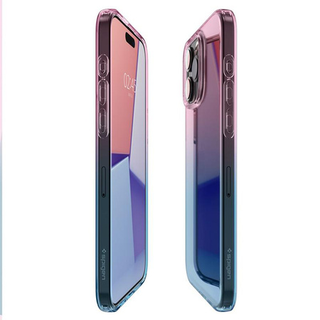 Spigen Liquid Crystal Glitter - Gehäuse für iPhone 15 Pro (Gradation Pink)