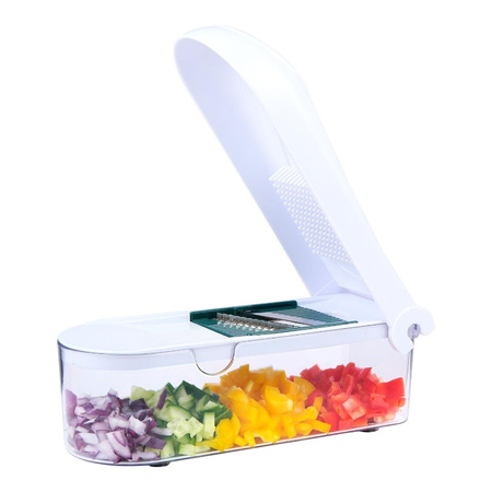 Alpina - Mandoline / multifunkcionális zöldségszeletelő 6 pengével 27,5x11x10,8 cm