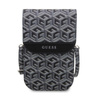Guess GCube Stripe Phone Bag - taška s přihrádkou na smartphone (černá)