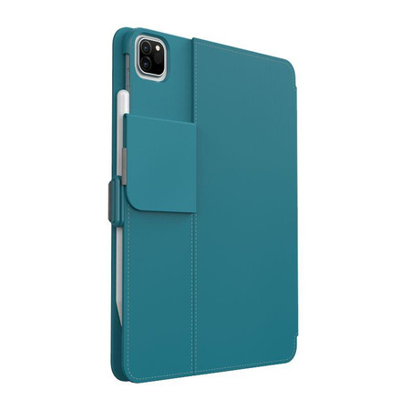 Speck Balance Folio - pouzdro pro iPad Pro 11" (2022-2018) / iPad Air 11" (2024) / iPad Air 10,9" (5-4 gen.) (2022-2020) (Deep Sea Teal/Cloudy Grey)