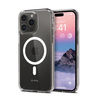 Crong Clear MAG Cover - iPhone 14 Pro Max MagSafe Hülle (Transparent)