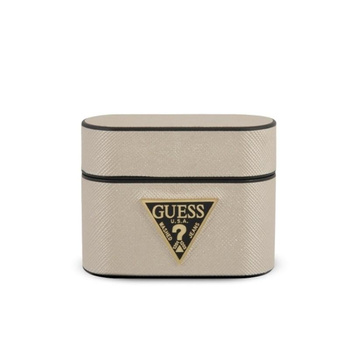 Guess Saffiano - Étui Airpods Pro (beige)