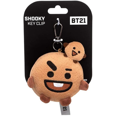 Line Friends BT21 - Plüsch-Schlüsselanhänger SHOOKY