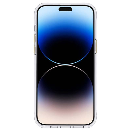 Rifle Paper Clear MagSafe - Hülle in Gold verziert für iPhone 14 Pro Max (Rose Garden)