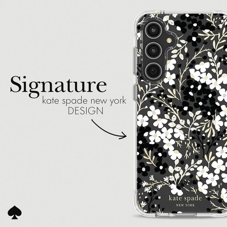 Kate Spade New York Multi Floral - Pouzdro pro Samsung Galaxy S23 FE 5G (černobílé)