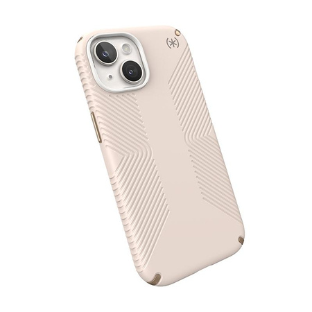 Speck Presidio2 Grip - Case iPhone 16e / iPhone 15 / iPhone 14 / iPhone 13 (Bleached Bone / Heirloom Gold / Hazel Brown)