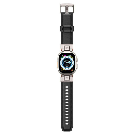 Spigen DuraPro Armor PU - Bracelet pour Apple Watch 42/44/45/49 mm (noir)