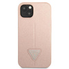 Guess Saffiano Triangle Logo Case - iPhone 13 Case (pink)
