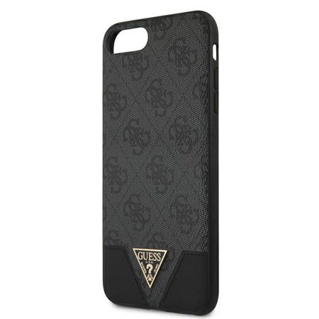 Guess 4G Triangle Collection - Coque pour iPhone 8 Plus / 7 Plus (gris)