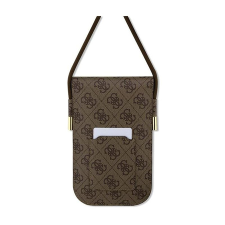 Guess 4G Metal Script Logo - Crossbody Handytasche (braun)