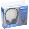 Grundig - Casque intra-auriculaire pliable (rouge)