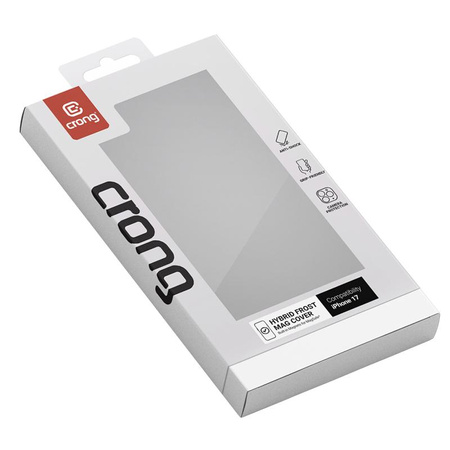 CZARNE ETUI MAGSAFE DO IPHONE 17 Crong CASE MAGNETYCZNE ELEGANCKIE