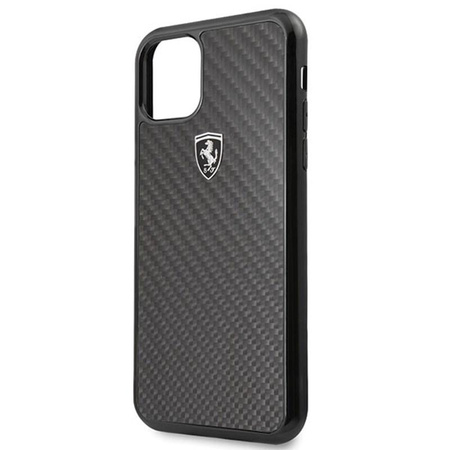 Ferrari Real Carbon Heritage - iPhone 11 Pro Max Hülle (schwarz)