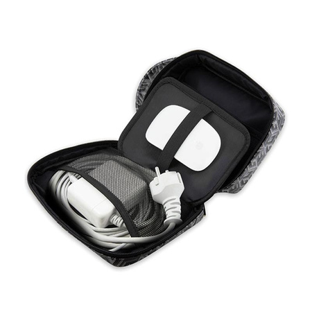Guess GCube Stripe Travel Universal Bag - Accessory Organiser (Black)
