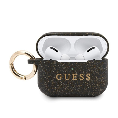 Étui en silicone Guess - Étui AirPods Pro (Noir)