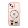 Karl Lagerfeld Karl&Choupette Aluminium MagSafe - Case for iPhone 14 Plus (Pink)