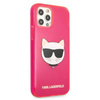 Karl Lagerfeld Choupette Head - iPhone 12 Pro Max tok (Fluo Pink)