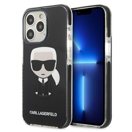 Karl Lagerfeld Fullbody Ikonik - Etui iPhone 13 Pro Black)