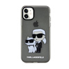 Karl Lagerfeld IML Glitter Karl & Choupette - iPhone 11 Tasche (schwarz)