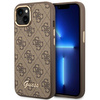 Guess 4G fém fényképezőgép tok - iPhone 14 tok (barna)