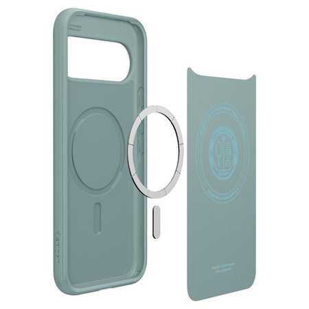 ETUI DO GOOGLE PIXEL 10 | 10 PRO do MAGSAFE SPIGEN ORYGINALNE ZIELONE