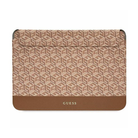 Guess GCube Stripes Computer Sleeve - 14" Notebook Case (Brown)