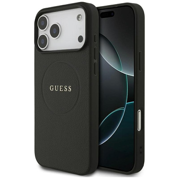 Guess Grained Ring MagSafe - iPhone 17 Pro Max Case (black)