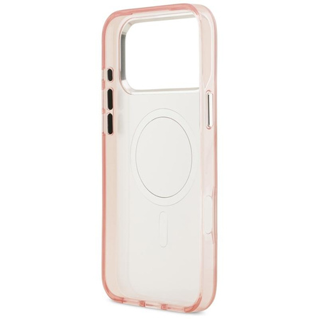 Karl Lagerfeld IML Aquarelle Choupette & Logo MagSafe - Case for iPhone 17 Pro Max (pink)