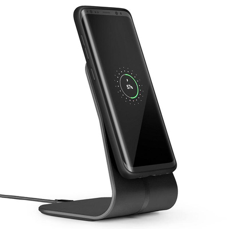 XVIDA Fast Charging Desk Stand - Wireless charger with magnetic holder, aluminum (QC 2.0)