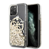 Guess Liquid Glitter Circle Logo - iPhone 11 Pro Tasche (Gold)