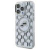 Karl Lagerfeld IML Monogram Karl & Choupette Head MagSafe - pouzdro pro iPhone 16 Pro Max (průhledné)