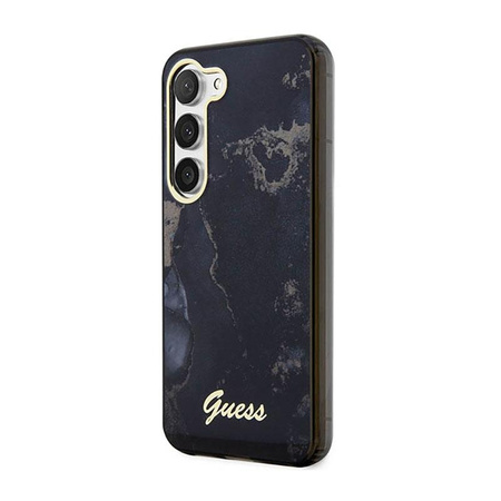 Guess Golden Marble Collection - Etui Samsung Galaxy S23 (noir)