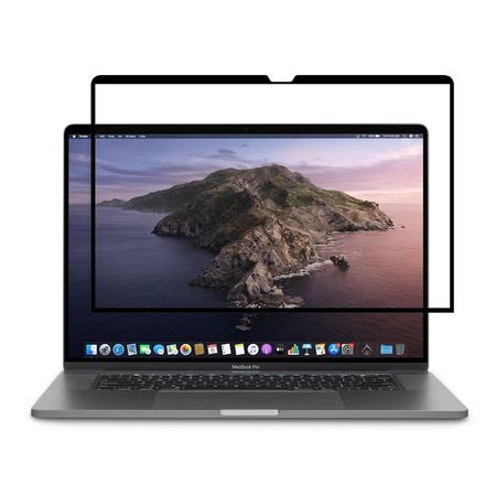 Moshi Umbra - MacBook Pro 16" Bildschirmschutzfolie mit Sichtschutzfilter (schwarzer Rahmen)
