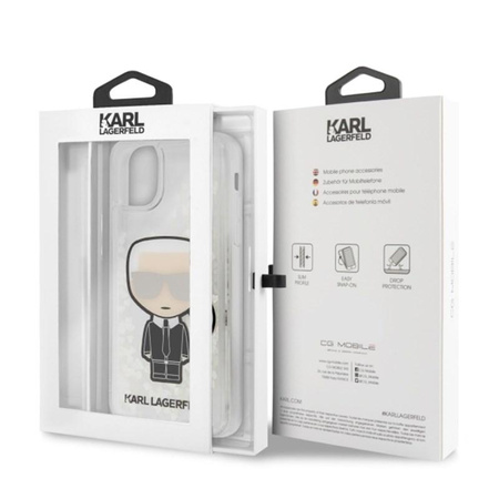 Karl Lagerfeld Glitter Glowdark Iconic - iPhone 11 Pro Max tok