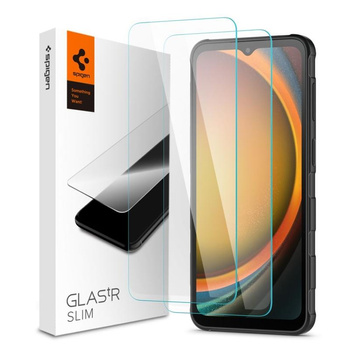 Spigen Glas.TR Slim 2-Pack - Tvrzené sklo pro Samsung Galaxy XCover 7 / 7 Pro (2 kusy)