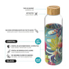 Quokka Flow - Bouteille d'eau en verre 660 ml (Tropical)